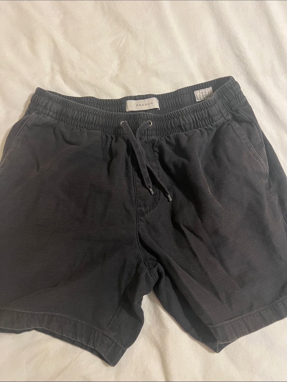 PacSun Black Men's Elastic Waist Shorts
